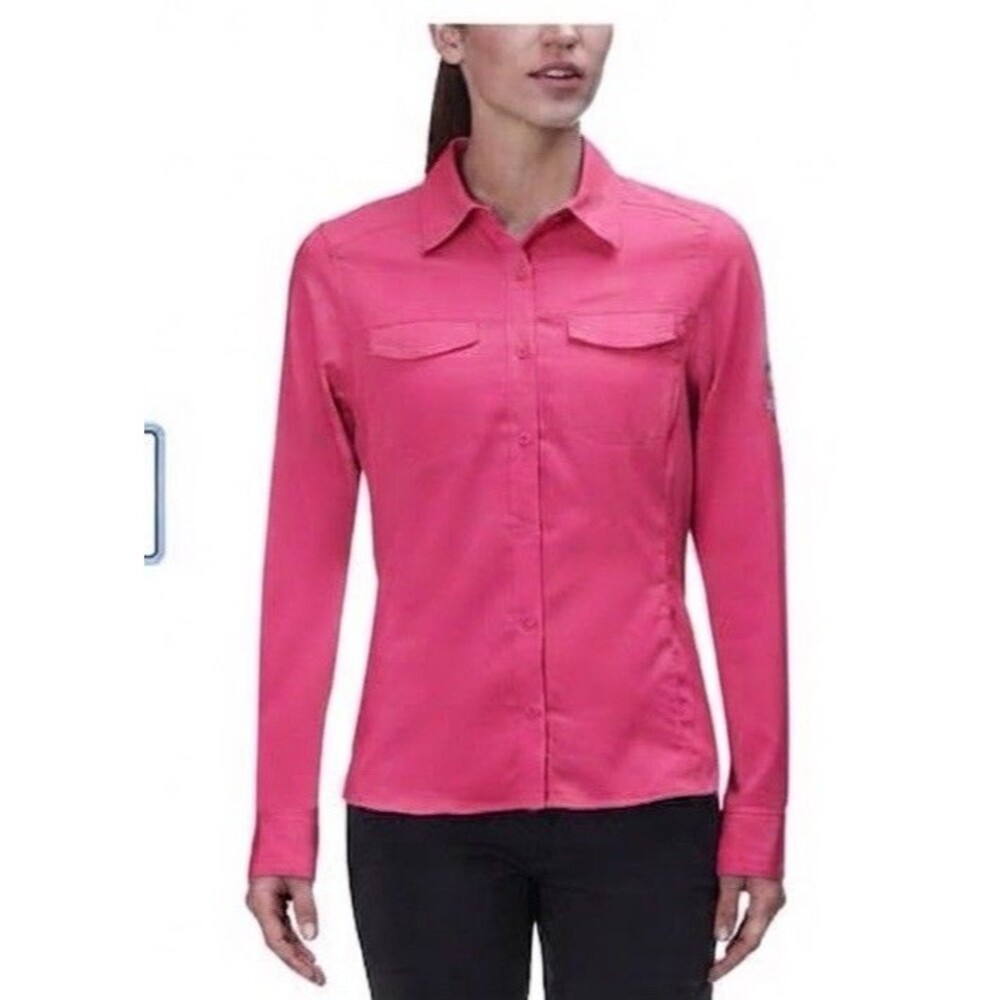Columbia Womens Silver Ridge Lite long sleeve Shirt sz S/P PINK NWT